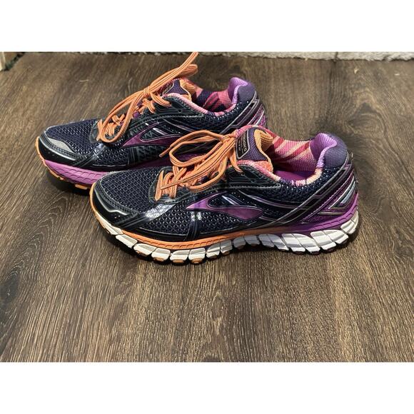 Brooks Adrenaline GTS 15 Womens Running Shoes Size 7.5 Blue Purple - 1201741D458 - Picture 2 of 10